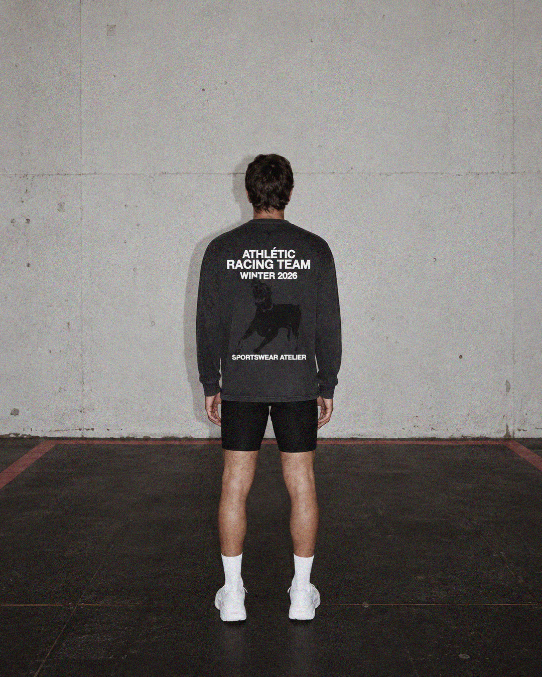 RACING TEAM LS TEE - VINTAGE BLACK