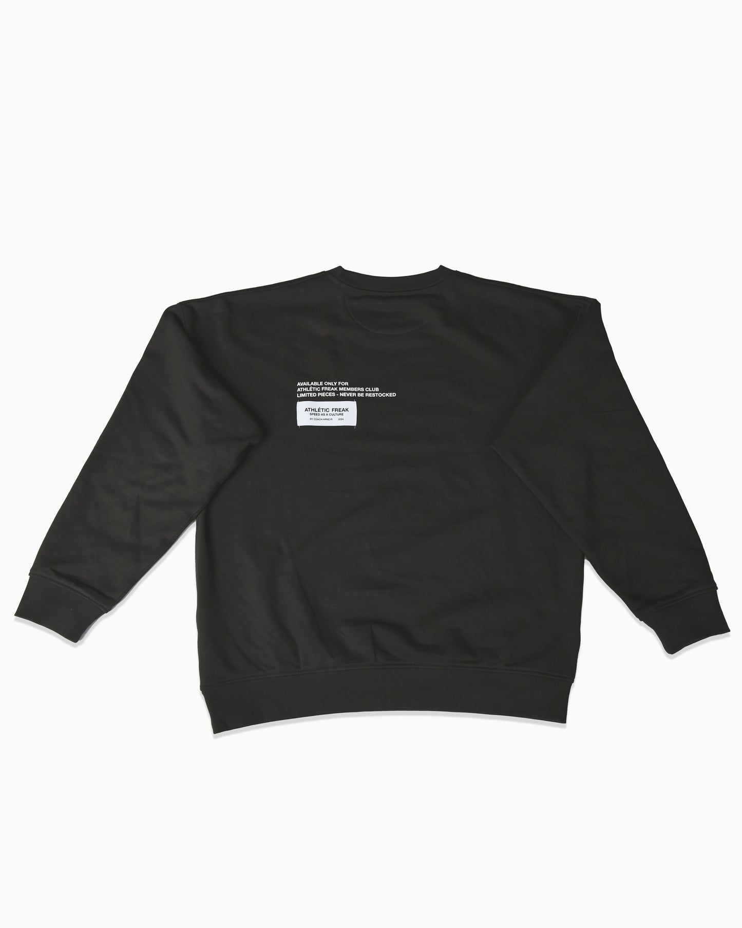 MEMBERS CLUB SWEATSHIRT - OFF BLACK
