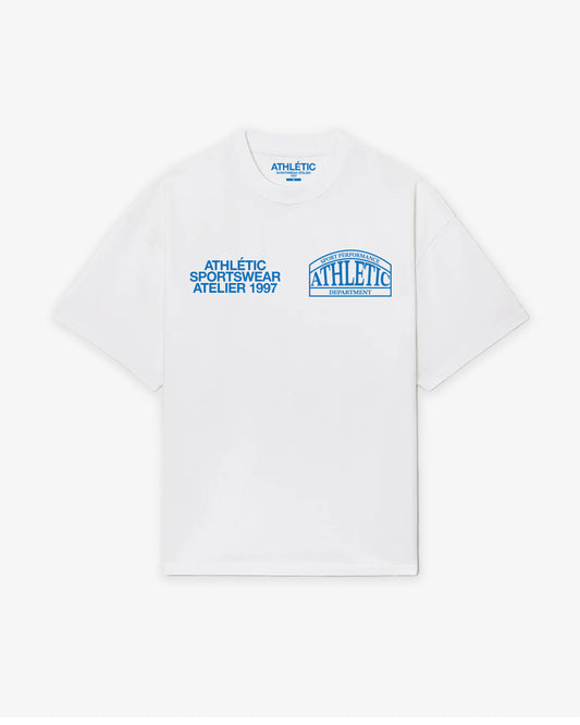 ATHLETIC DEPARTMENT T-SHIRT - WHITE