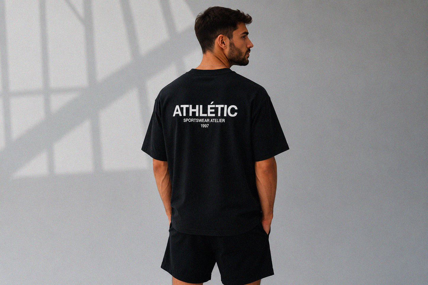 ATHLETIC DEPARTMENT T-SHIRT - BLACK