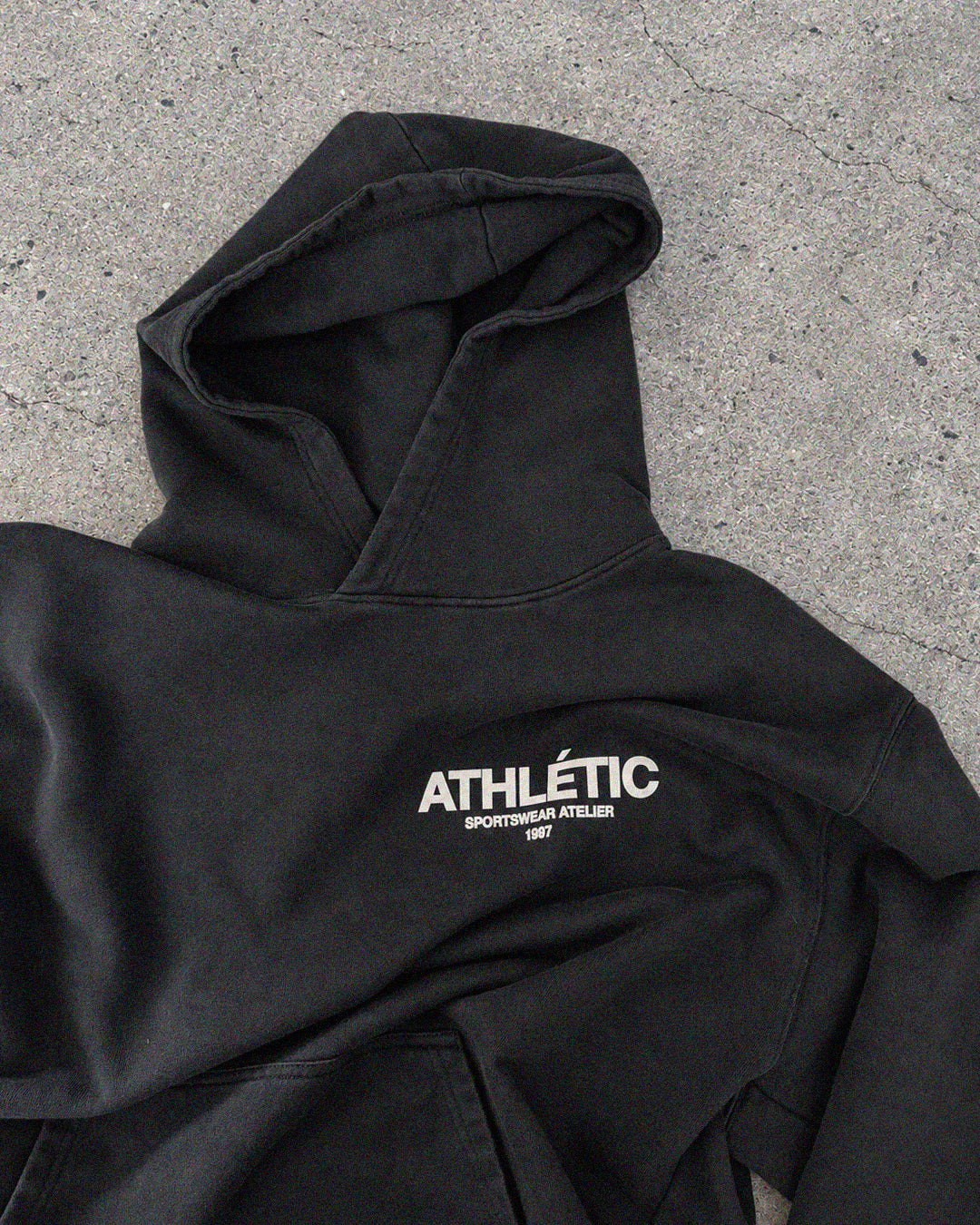 RACING TEAM HOODIE - VINTAGE BLACK
