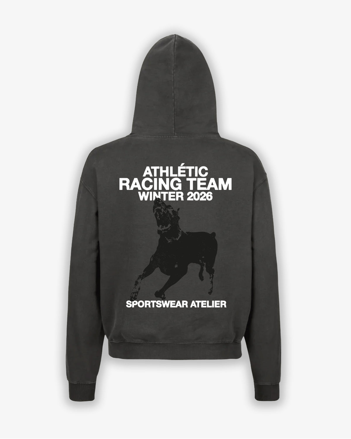 RACING TEAM HOODIE - VINTAGE BLACK