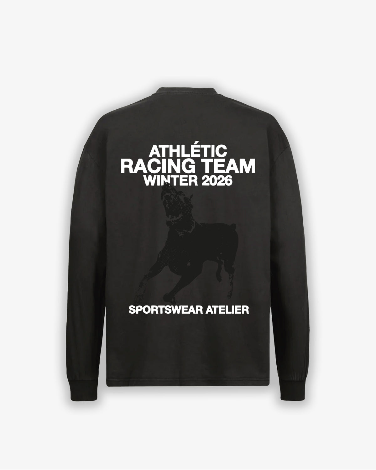 RACING TEAM LS TEE - VINTAGE BLACK