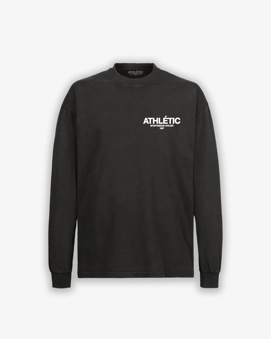 RACING TEAM LS TEE - VINTAGE BLACK