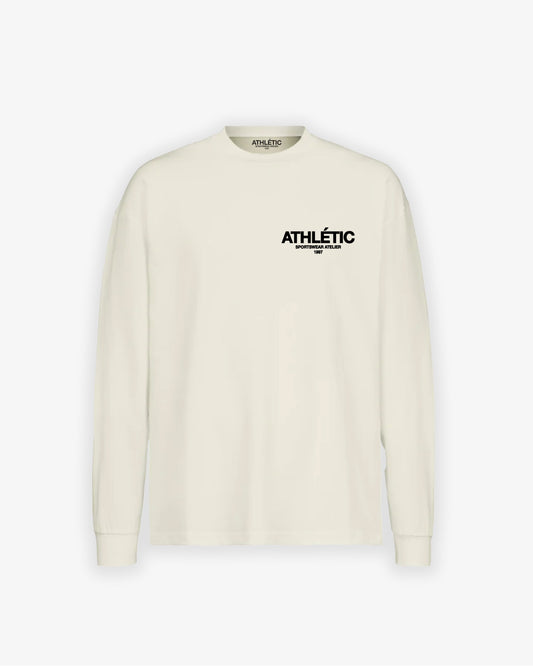 RACING TEAM LS TEE - VINTAGE WHITE