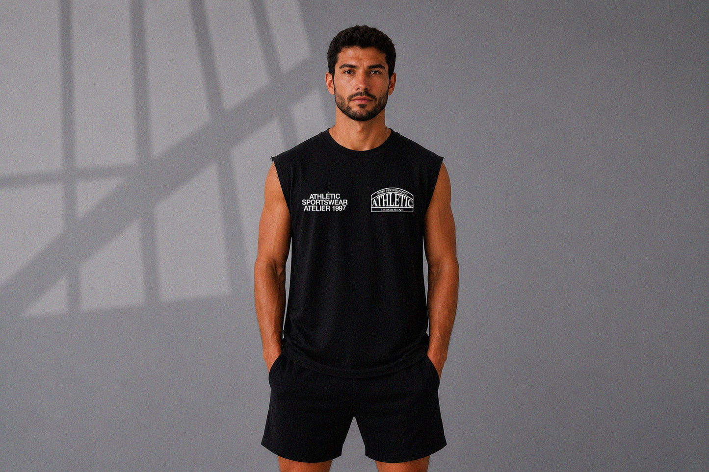 ATHLETIC DEPARTMENT TANK - BLACK
